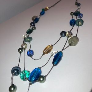 Sea Glass Lia Sophia Long Necklace